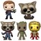 Funko POP! Movies: Guardians of The Galaxy 5 Piece Collectors Set - Star Lord, Rocket, Groot, Adam Warlock and Baby Rocket